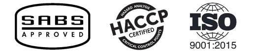 Chemical City - we are SABS approved, HACCP certified and ISO certified